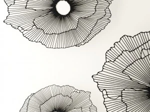 wall decor futuristic coral panel 3D Model