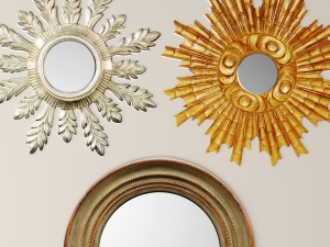 hickory manor house mirror set 3D Model