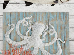 set sea coral picture panel board 3D Model