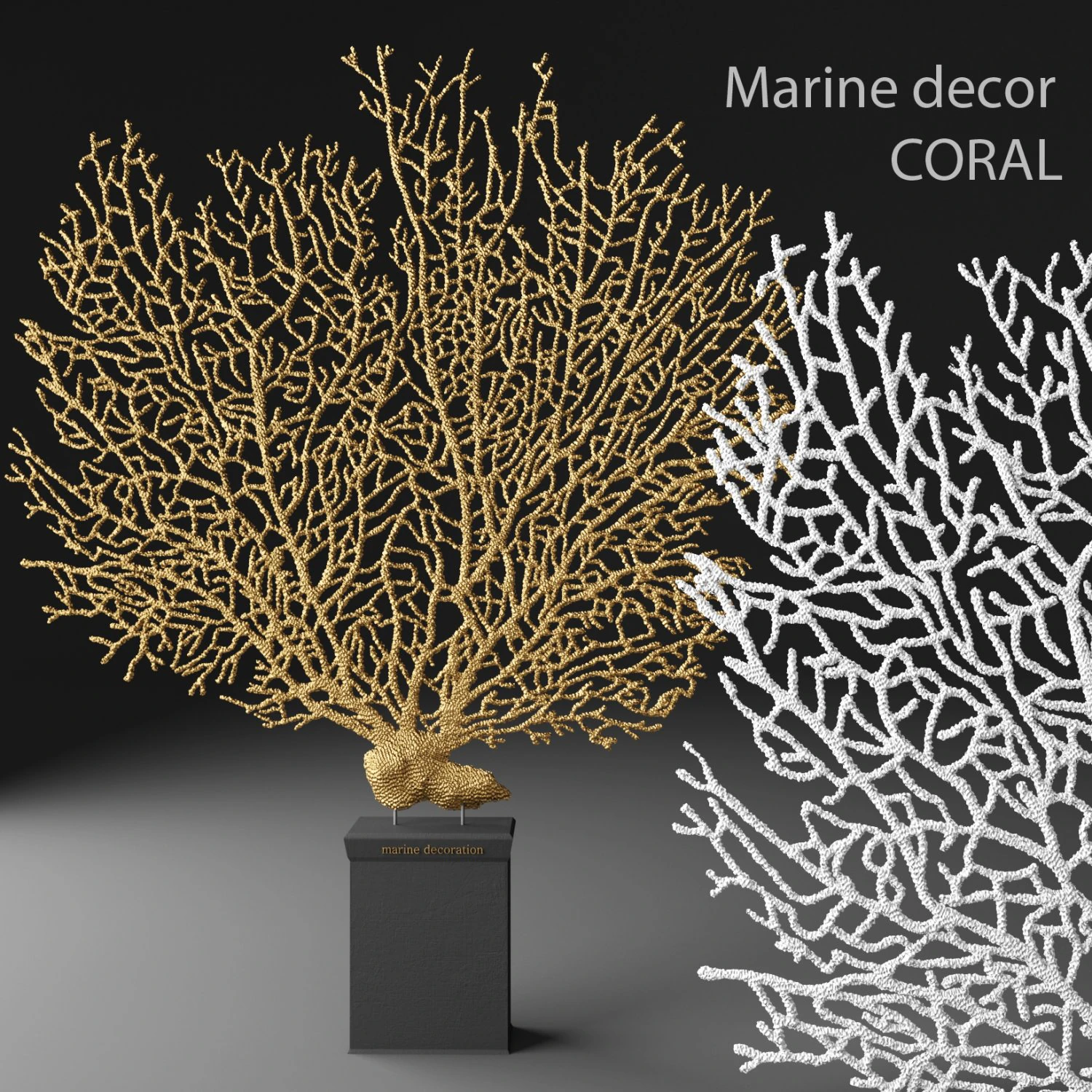 coral 3D Model .c4d .max .obj .3ds .fbx .stl .blend