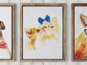 paintings collection 3d 3D Model