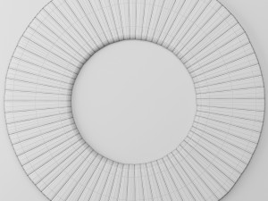 carved mirror 3d Model 3D