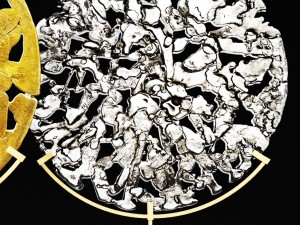 michael aram golden disk horchow 3D Model
