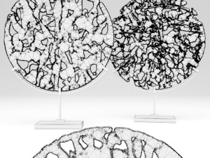 michael aram golden disk horchow 3D Model