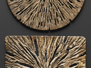 rotten wood wall art - set 3D Model