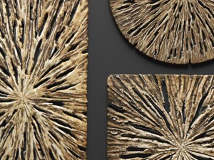 rotten wood wall art - set 3D Model