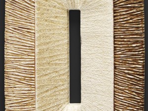 concave ribbed plaque wall art - set 3D 모델