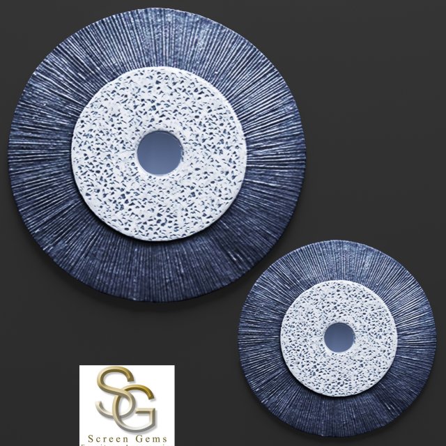 sandstone double layer wall art - set 3D Model .c4d .max .obj .3ds .fbx .stl .blend 