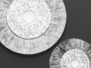 sandstone double layer wall art - set 3D Model