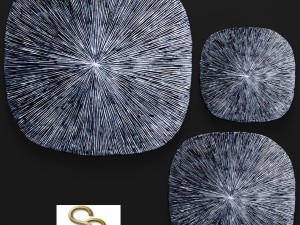sandstone square wall art - set 3D Model