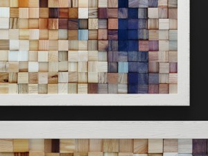 mosaic wood panel 3D Model
