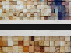 mosaic wood panel 3D Model