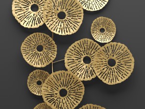 southern enterprises aura abstract wall sculpture 3Dモデル