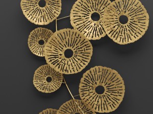 southern enterprises aura abstract wall sculpture 3Dモデル