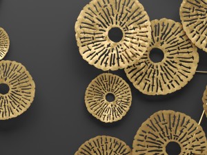 southern enterprises aura abstract wall sculpture 3Dモデル