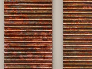 uttermost adara copper wall art - set 3D Model