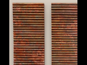 uttermost adara copper wall art - set 3D-Modell