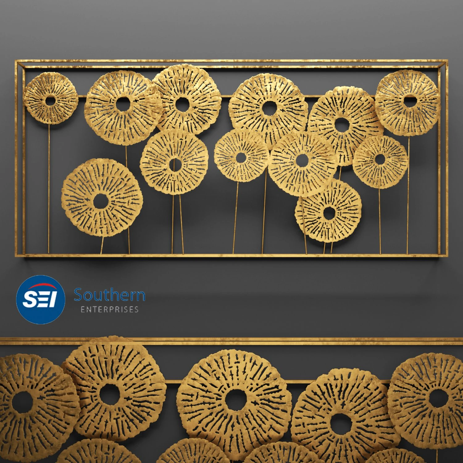 southern enterprises aura wall sculpture 3D Model .c4d .max .obj .3ds .fbx .stl .blend 