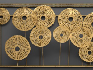 southern enterprises aura wall sculpture 3D Model