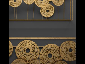 southern enterprises aura wall sculpture 3D Model