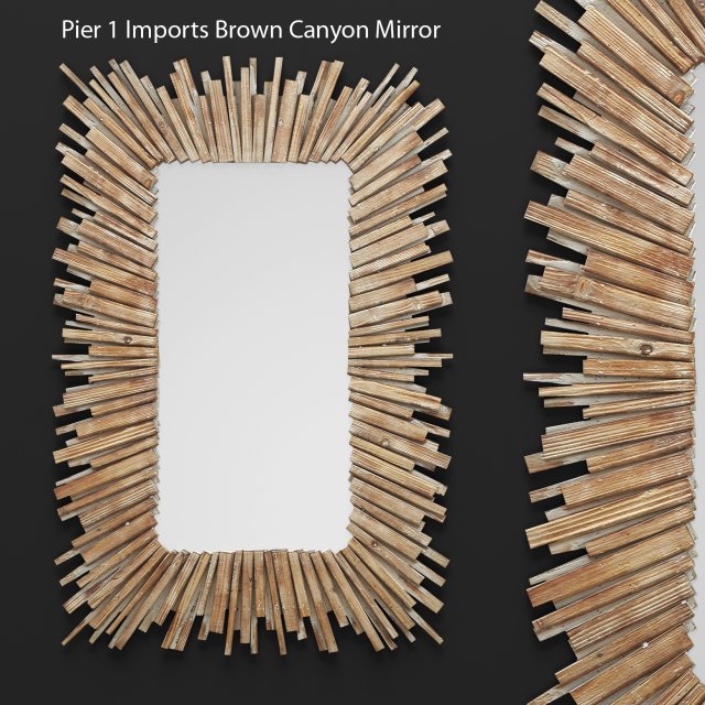 mirror pier 1 imports canyon 3D Model .c4d .max .obj .3ds .fbx .stl .blend 