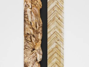 mirror uttermost teak root natural demetria 3D Model