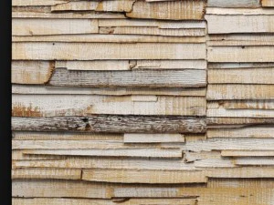 art wall of wooden planks 3D Model