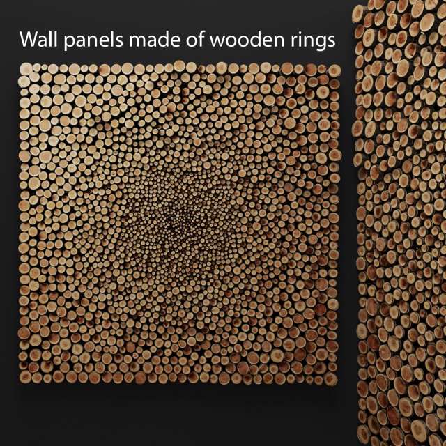 mosaic wood panel 3d Modelo 3D .c4d .max .obj .3ds .fbx .stl .blend 