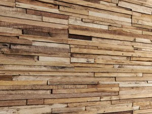art wall of wooden planks 3d 3 3D Model
