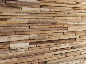 art wall of wooden planks 3d 3 3D Model