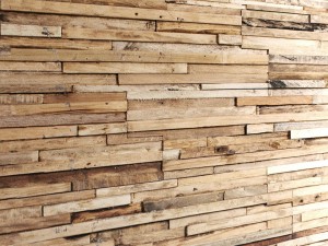 art wall of wooden planks 3d 3 3Dモデル