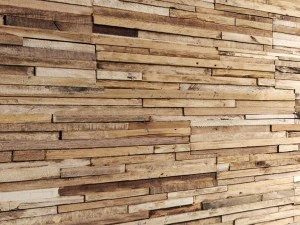 art wall of wooden planks 3d 3 3D Model