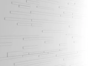 art wall of wooden planks 3d 3 3D Model