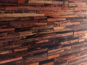 art wall of wooden planks 3d 3Dモデル