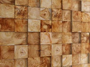 mosaic wood panel 3d set 3D Model