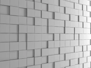 mosaic wood panel 3d set 3D Model