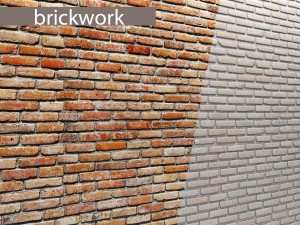 bricks wall 3d 3D Model