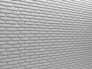 bricks wall 3d 3D Model