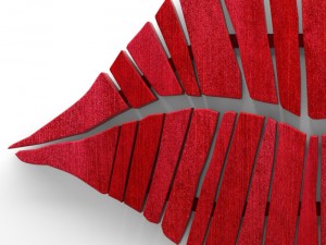 wall art lips Modelo 3D