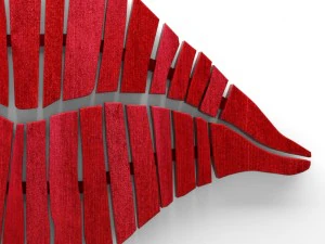 wall art lips 3D Model