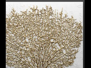 panel painting 3d coral 3D Model