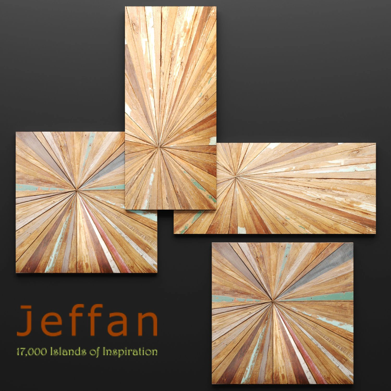 jeffan vintage square wall decor 3D Model .c4d .max .obj .3ds .fbx .stl .blend