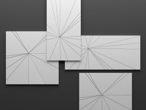 jeffan vintage square wall decor 3D Model