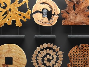 jeffan art wood decor set 3D Model