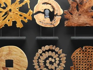 jeffan art wood decor set 3D Model