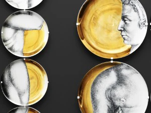 decorazione murale dei piatti fornasetti Modello 3D