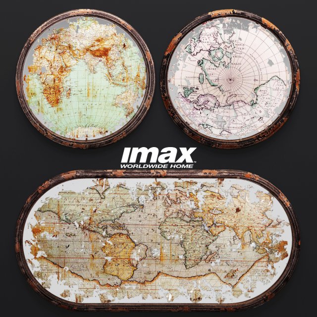 mirror set map imax corporation accessories Modello 3D .c4d .max .obj .3ds .fbx .stl .blend 