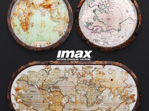 mirror set map imax corporation accessories 3D Model