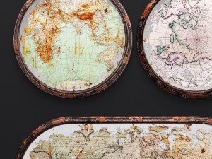 mirror set map imax corporation accessories Modello 3D