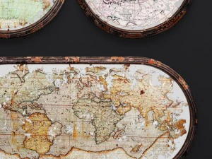 mirror set map imax corporation accessories 3D Model